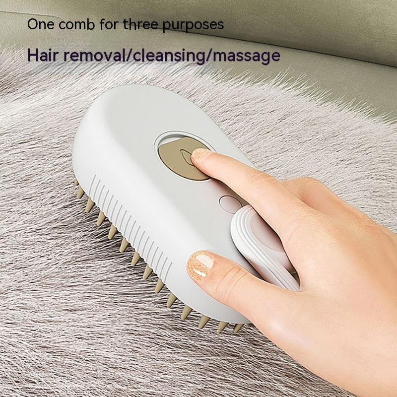 2-in-1 Electric Grooming Brush with Water Spray | For Cats & Dogs
