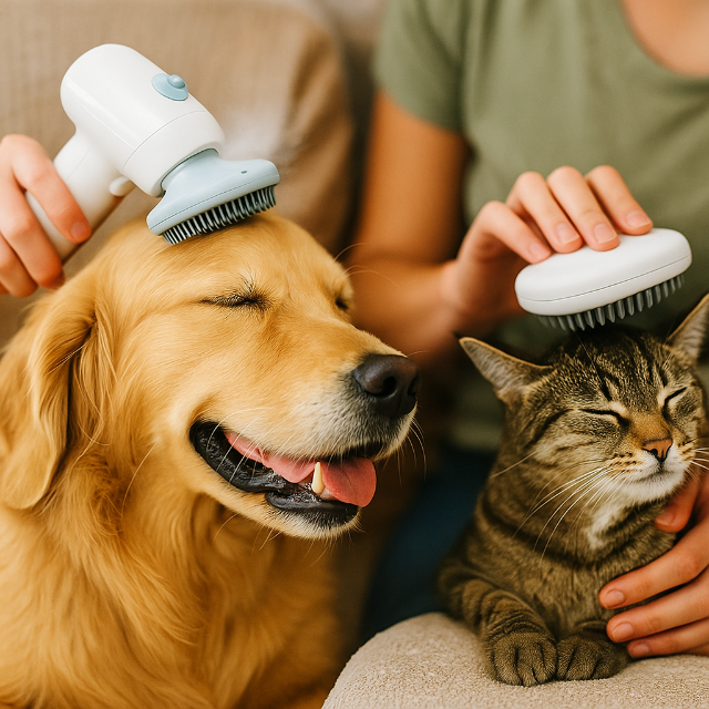 The All-in-One Electric Brush for Dogs and Cats